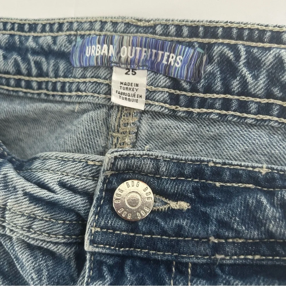 Urban outfitters denim mini skorts size 25 bonus A&F babydoll y2k top XS grunge